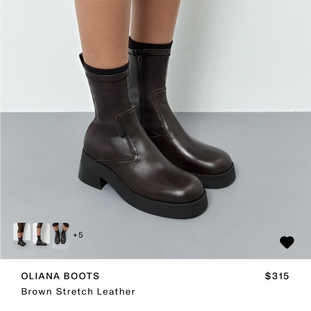 Miista Oliana Brown Ankle Boots 38